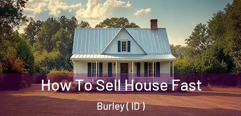  How To Sell House Fast Burley ( ID )