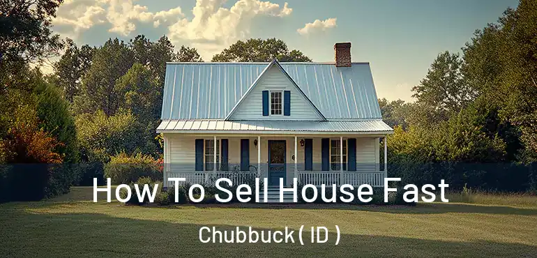  How To Sell House Fast Chubbuck ( ID )