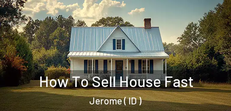 How To Sell House Fast Jerome ( ID )