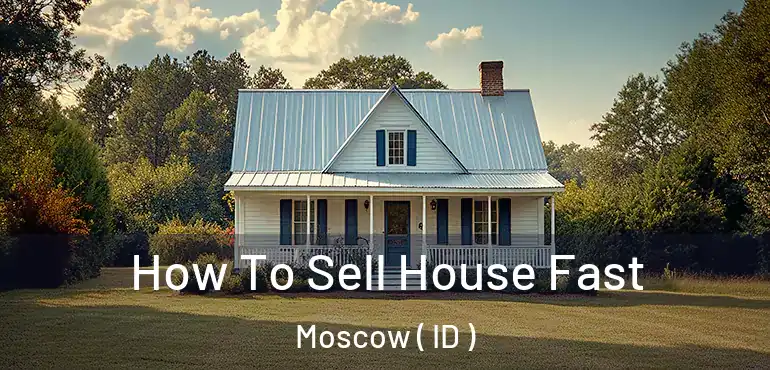  How To Sell House Fast Moscow ( ID )
