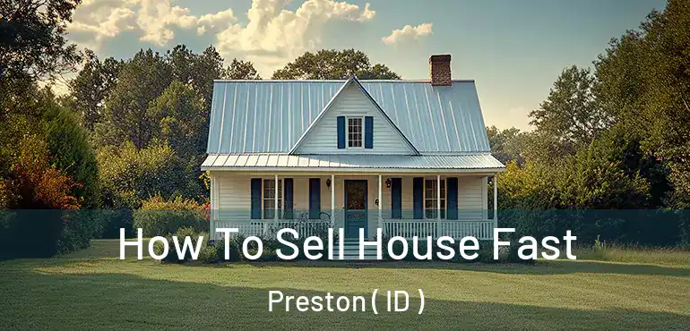  How To Sell House Fast Preston ( ID )