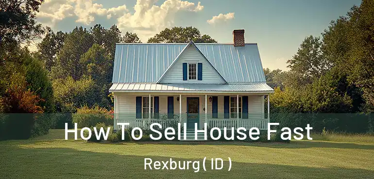  How To Sell House Fast Rexburg ( ID )