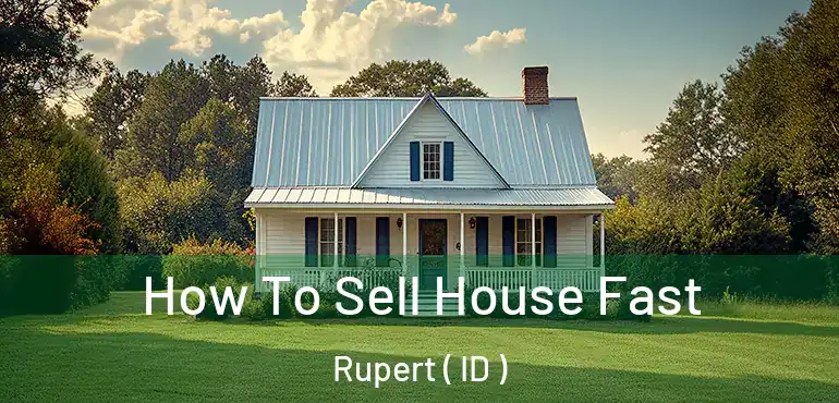  How To Sell House Fast Rupert ( ID )