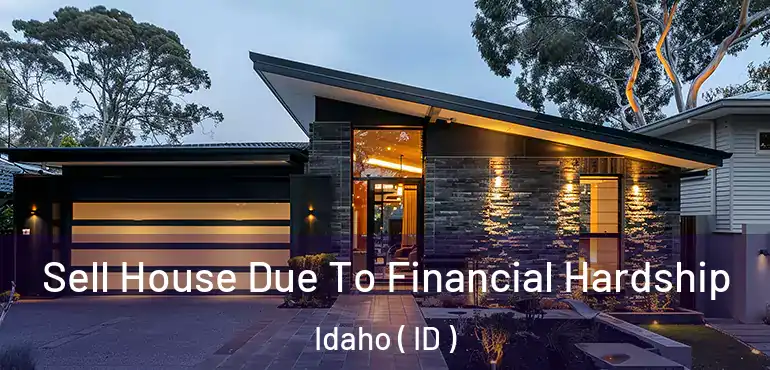  Sell House Due To Financial Hardship Idaho ( ID )