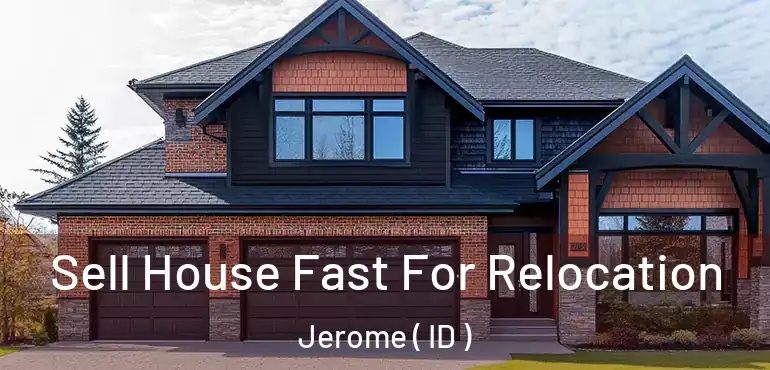  Sell House Fast For Relocation Jerome ( ID )