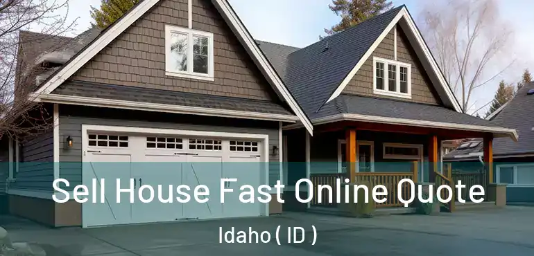  Sell House Fast Online Quote Idaho ( ID )