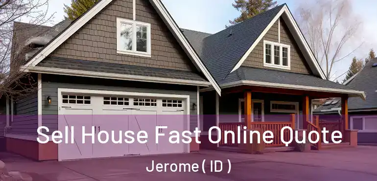  Sell House Fast Online Quote Jerome ( ID )