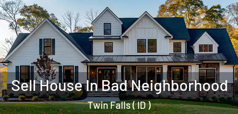  Sell House In Bad Neighborhood Twin Falls ( ID )