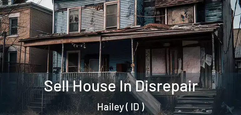  Sell House In Disrepair Hailey ( ID )