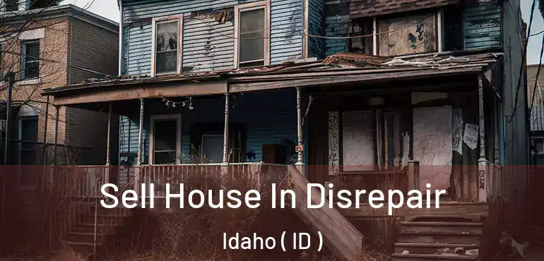  Sell House In Disrepair Idaho ( ID )
