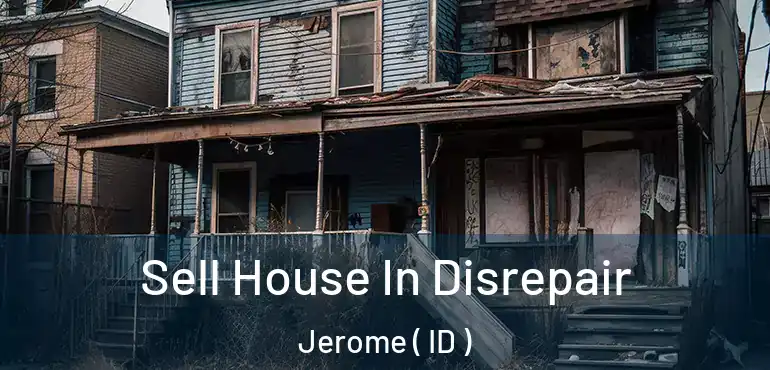  Sell House In Disrepair Jerome ( ID )