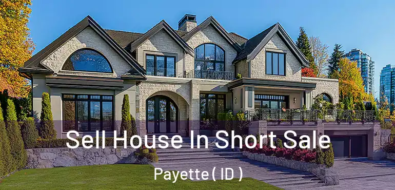  Sell House In Short Sale Payette ( ID )