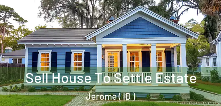  Sell House To Settle Estate Jerome ( ID )