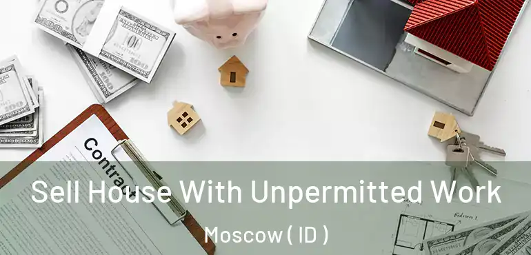  Sell House With Unpermitted Work Moscow ( ID )