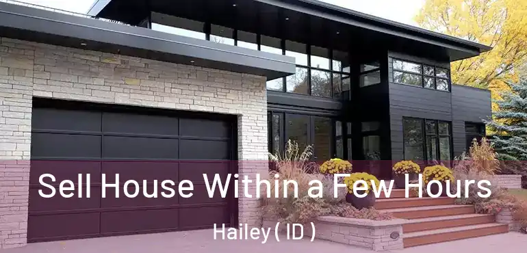  Sell House Within a Few Hours Hailey ( ID )