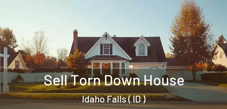 Sell Torn Down House Idaho Falls ( ID )