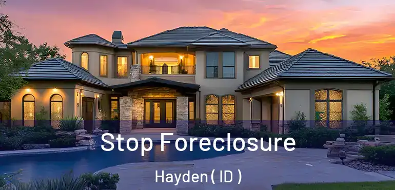 Stop Foreclosure Hayden ( ID )
