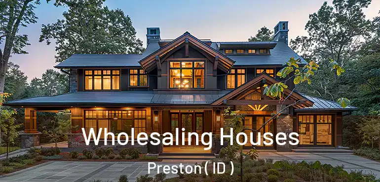 Wholesaling Houses Preston ( ID )